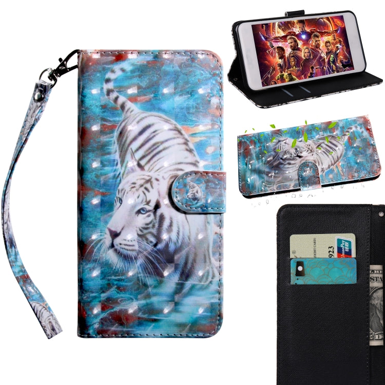 3D Painting Pattern Coloured Drawing Horizontal Flip TPU + PU Leather Case with Holder & Card Slots & Wallet, For Huawei Mate 20 Lite, For Mate 20 Lite, For Huawei P20 Lite