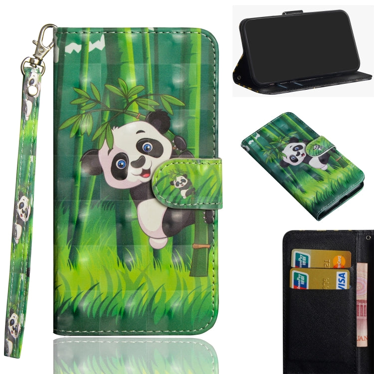 3D Painting Pattern Horizontal Flip TPU + PU Leather Case with Holder & Card Slots & Wallet, For Huawei Honor 8A Pro
