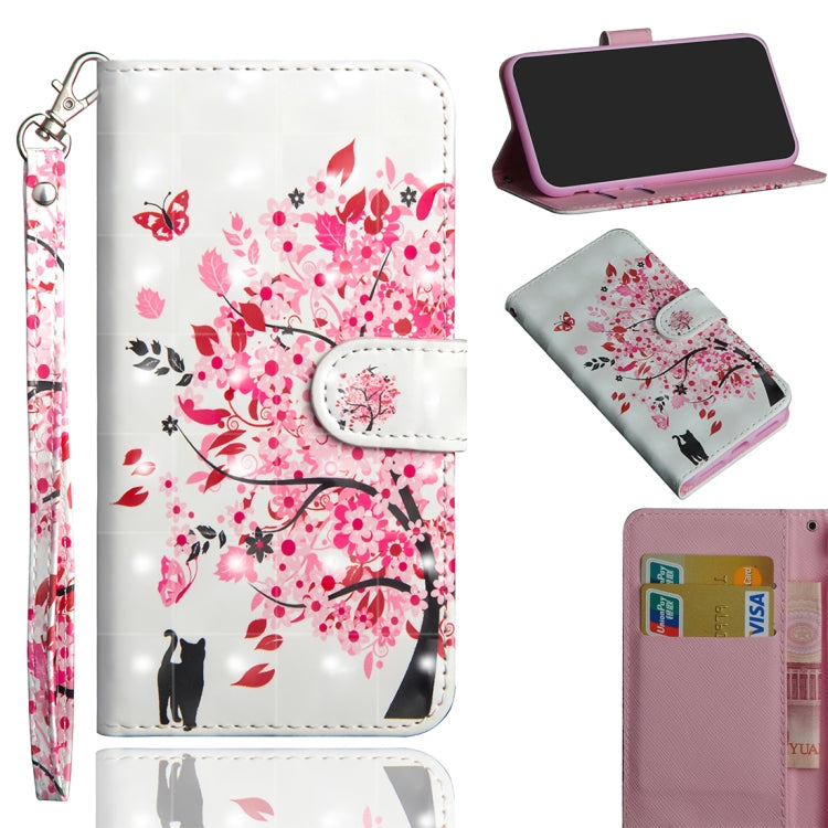 3D Painting Pattern Horizontal Flip TPU + PU Leather Case with Holder & Card Slots & Wallet, For Huawei Honor 8A Pro