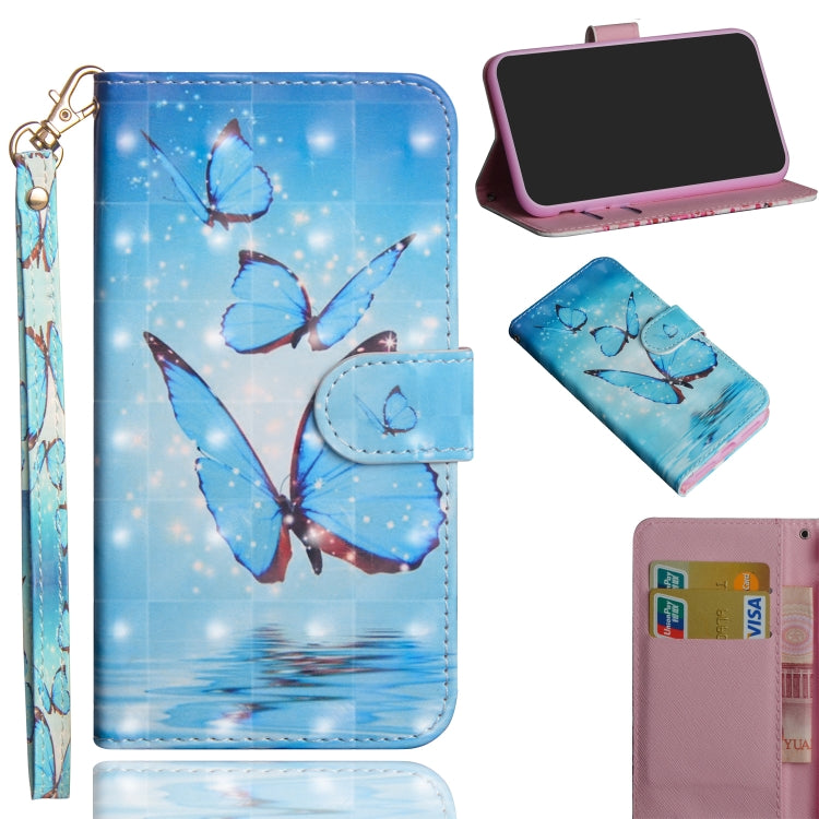 3D Painting Pattern Horizontal Flip TPU + PU Leather Case with Holder & Card Slots & Wallet, For Galaxy A50, For Galaxy A70