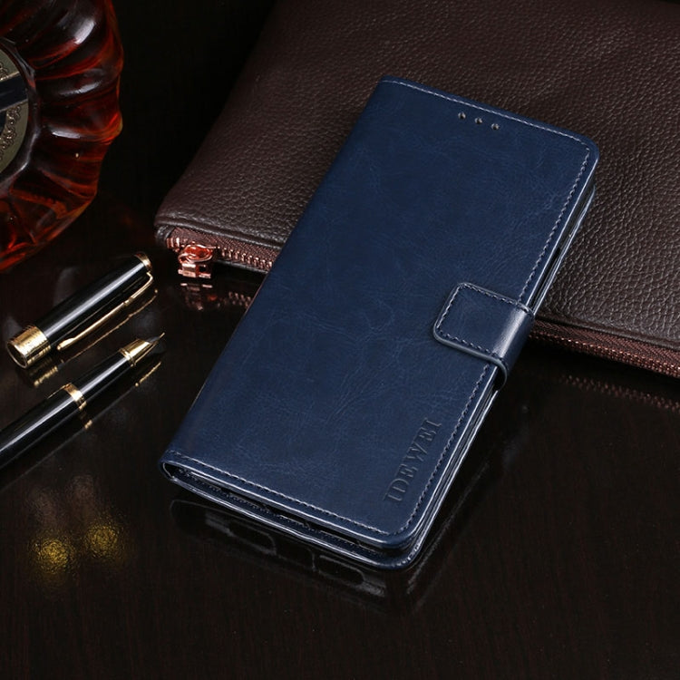 idewei Crazy Horse Texture Horizontal Flip Leather Case with Holder & Card Slots & Wallet, For Huawei nova 8 SE, For Huawei P smart 2021, For HTC Desire 20+