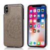 Double Buckle Mandala Pattern PU+TPU Protective Case with Card Slots & Holder & Photo Frame, For iPhone XS Max, For iPhone 11, For iPhone 11 Pro, For iPhone 11 Pro Max