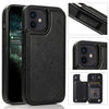 Butterflies Flowers Double Buckle PU + TPU Protective Case with Holder & Card Slots & Photo Frame, For iPhone 12 mini, For iPhone 12 / 12 Pro