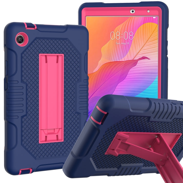 Contrast Color Robot Shockproof Silicone + PC Protective Case with Holder, For Huawei MatePad T10, For Huawei MatePad T8 8.0(2020)