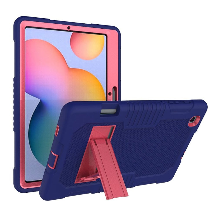 Contrast Color Robot Shockproof Silicone + PC Protective Case with Holder, For iPad Pro 12.9 inch (2018/2020), For iPad 9.7 (2017/2018), For Samsung Galaxy Tab S6 Lite P610