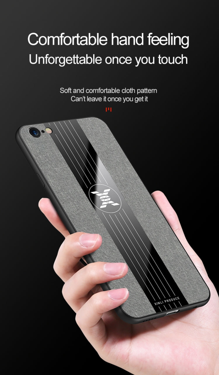 XINLI Stitching Cloth Textue Shockproof TPU Protective Case, For iPhone 6 & 6s, For iPhone 6 Plus & 6s Plus