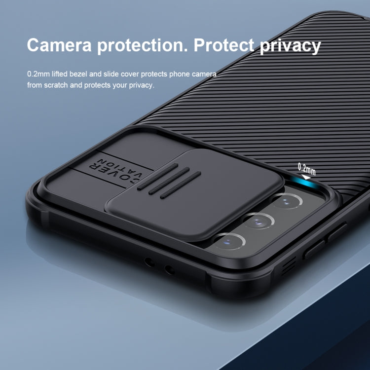 NILLKIN Black Mirror Pro Series Camshield Full Coverage Dust-proof Scratch Resistant Phone Case, For Samsung Galaxy S21 5G, For Samsung Galaxy S21 Ultra 5G