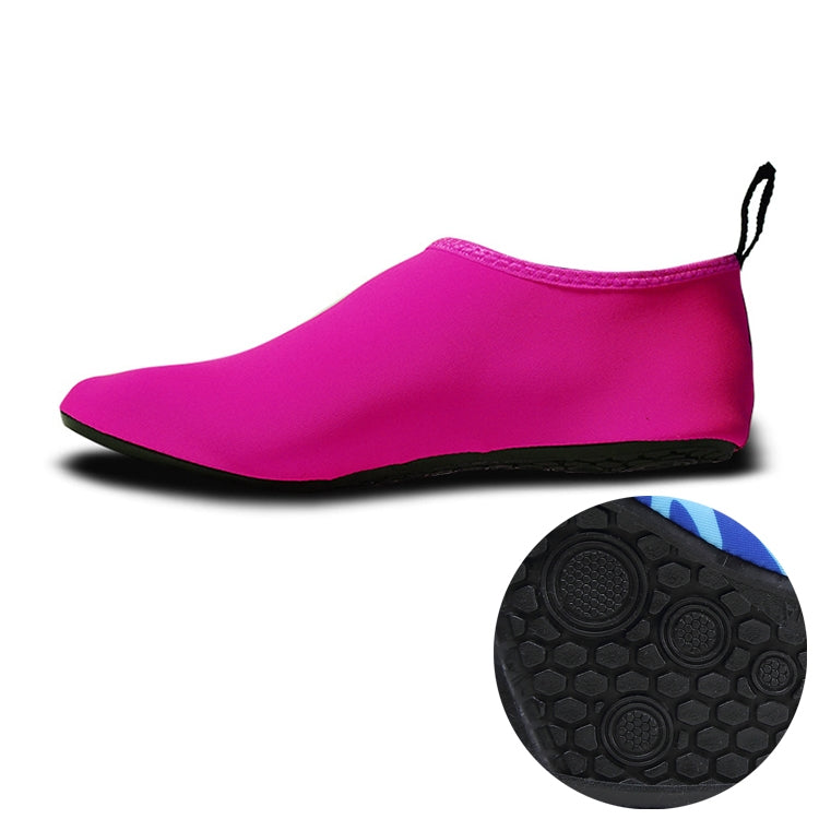 Non-slip Wear-resisting Thick Rubber Sole Diving Shoes and  Socks, One Pair, M, L