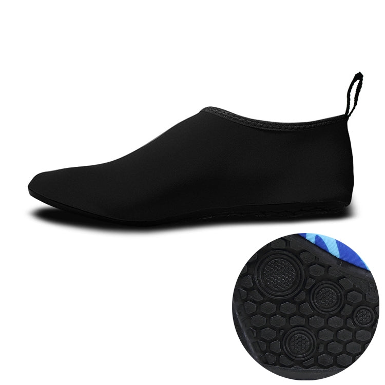 Non-slip Wear-resisting Thick Rubber Sole Diving Shoes and  Socks, One Pair, M, L