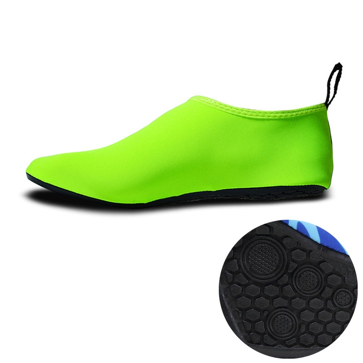 Non-slip Wear-resisting Thick Rubber Sole Diving Shoes and  Socks, One Pair, M, L