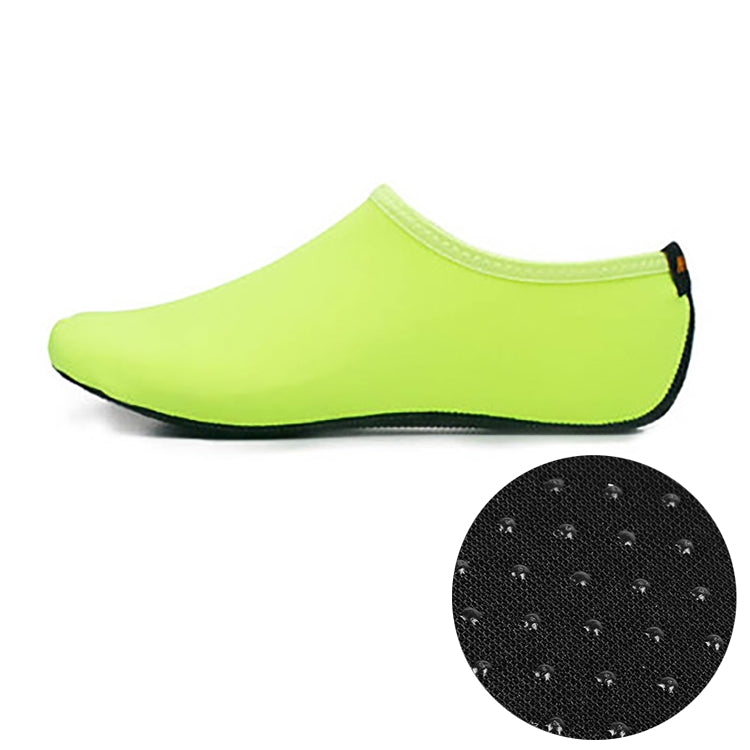 Non-slip Plastic Grain Texture Thick Cloth Sole Solid Color Diving Shoes and Socks, One Pair, XXXS, XXS, XS, S