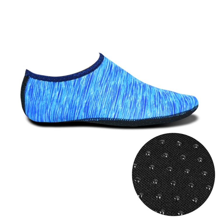 Non-slip Plastic Grain Texture Thick Cloth Sole Printing Diving Shoes and Socks, One Pair, XXXL