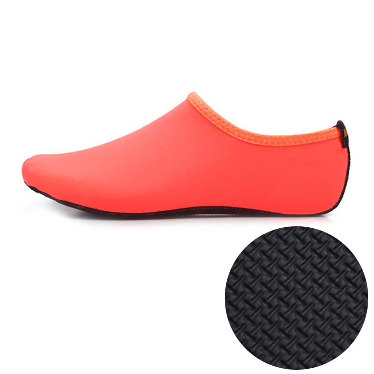 3mm Non-slip Rubber Embossing Texture Sole Solid Color Diving Shoes and Socks, One Pair, XXXL