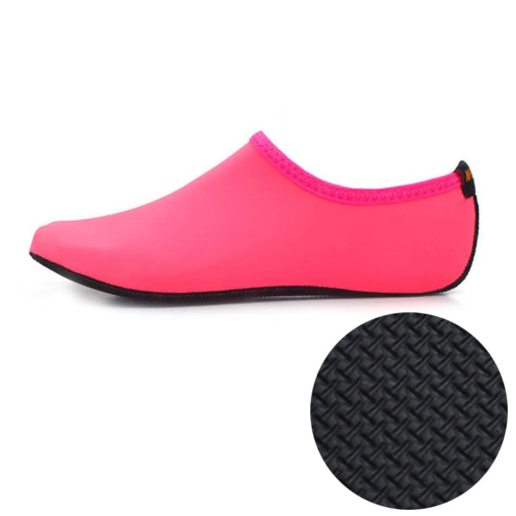 3mm Non-slip Rubber Embossing Texture Sole Solid Color Diving Shoes and Socks, One Pair, XXXL