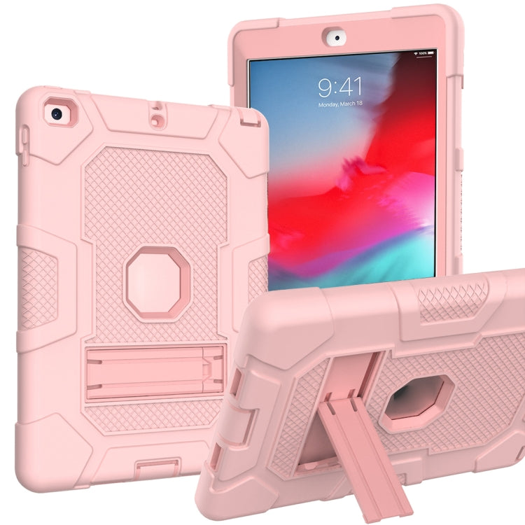 Contrast Color Robot Shockproof Silicone + PC Protective Case with Holder, For Samsung Galaxy Tab S6 Lite P610, For iPad 9.7 (2018 / 2017), For iPad Air 2022 / 2020 10.9 inch