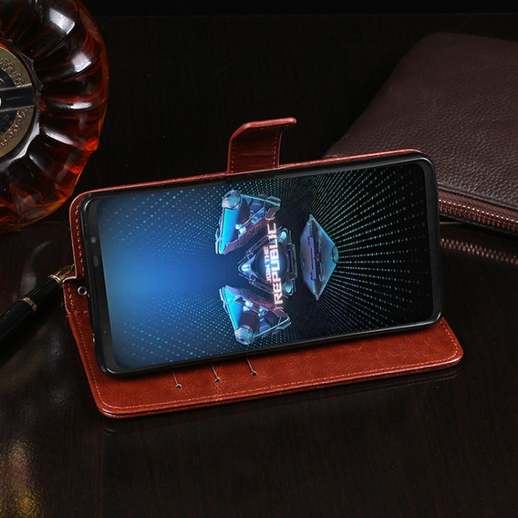 idewei Crazy Horse Texture Horizontal Flip Leather Case with Holder & Card Slots & Wallet, For Asus ROG Phone 5, For Meizu 18, For Meizu 18 Pro