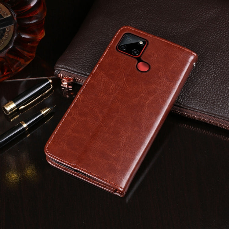 idewei Crazy Horse Texture Horizontal Flip Leather Case with Holder & Card Slots & Wallet, For OPPO Realme C25, For OPPO Realme GT Neo, For TCL 20 SE