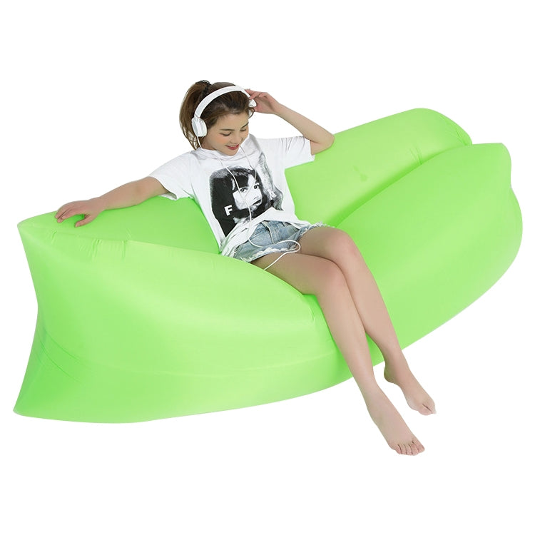 Outdoor Portable Lazy Water Inflatable Sofa Beach Grass Air Bed, Size: 200 x 70cm, 200 x 70cm Green, 200 x 70cm Pink, 200 x 70cm Rose Red, 200 x 70cm Sapphire Blue, 200 x 70cm Grass Green, 200 x 70cm Red, 200 x 70cm Yellow, 200 x 70cm Purple           ...