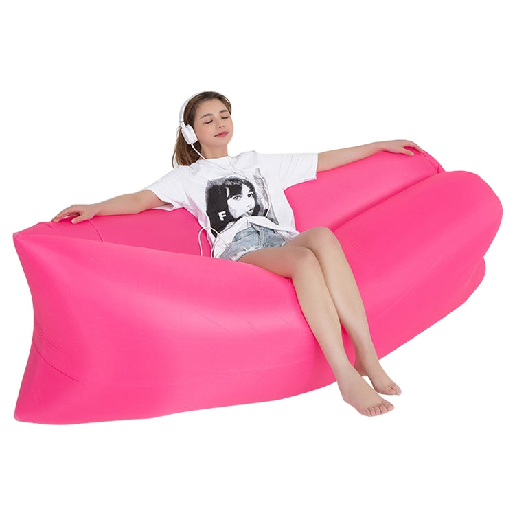 Outdoor Portable Lazy Water Inflatable Sofa Beach Grass Air Bed, Size: 200 x 70cm, 200 x 70cm Green, 200 x 70cm Pink, 200 x 70cm Rose Red, 200 x 70cm Sapphire Blue, 200 x 70cm Grass Green, 200 x 70cm Red, 200 x 70cm Yellow, 200 x 70cm Purple           ...