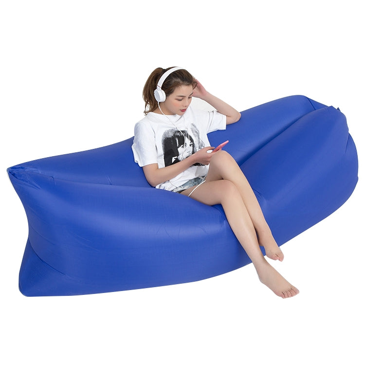 Outdoor Portable Lazy Water Inflatable Sofa Beach Grass Air Bed, Size: 200 x 70cm, 200 x 70cm Green, 200 x 70cm Pink, 200 x 70cm Rose Red, 200 x 70cm Sapphire Blue, 200 x 70cm Grass Green, 200 x 70cm Red, 200 x 70cm Yellow, 200 x 70cm Purple           ...