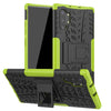 Tire Texture TPU + PC Shockproof Case with Holder, For Galaxy Note 10 Plus