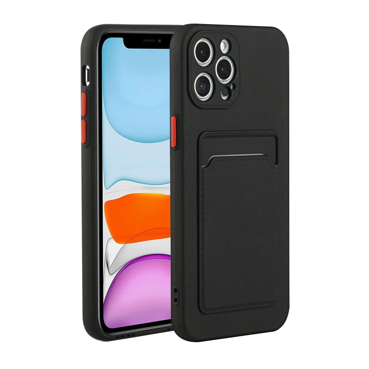Card Slot Design Shockproof TPU Protective Case, For iPhone 12 Pro Max, For iPhone X / XS