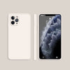 Solid Color Imitation Liquid Silicone Straight Edge Dropproof Full Coverage Protective Case, For iPhone 11 Pro, For iPhone 11 Pro Max