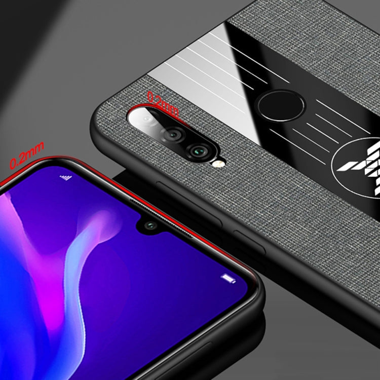 XINLI Stitching Cloth Textue Shockproof TPU Protective Case, For Huawei P30 Lite
