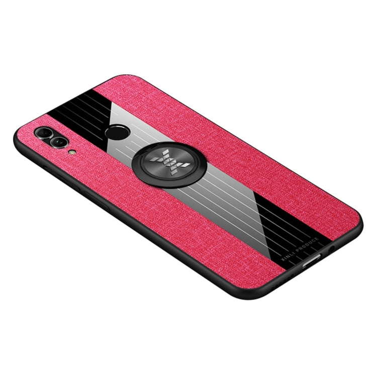 XINLI Stitching Cloth Textue Shockproof TPU Protective Case with Ring Holder, For Huawei Honor 6X, For Huawei Honor 7C / Enjoy 8, For Huawei Honor 10 Lite, For Huawei Honor 20