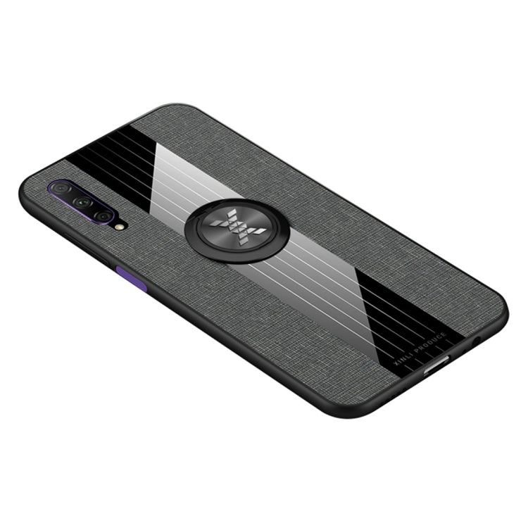 XINLI Stitching Cloth Textue Shockproof TPU Protective Case with Ring Holder, For Huawei Honor 9X Pro, For Huawei Honor 10, For Huawei Honor Play, For Huawei Honor View 10