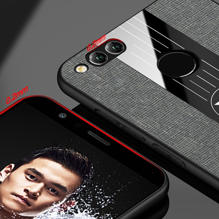XINLI Stitching Cloth Textue Shockproof TPU Protective Case, For Huawei Honor 7X, For Huawei Honor 8X, For Huawei Honor 9X, For Huawei Honor 9X Pro