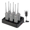 RETEVIS RTC29 Multi-function Interchangeable Slots Six-Way Walkie Talkie Charger for Retevis RT29, RTC29