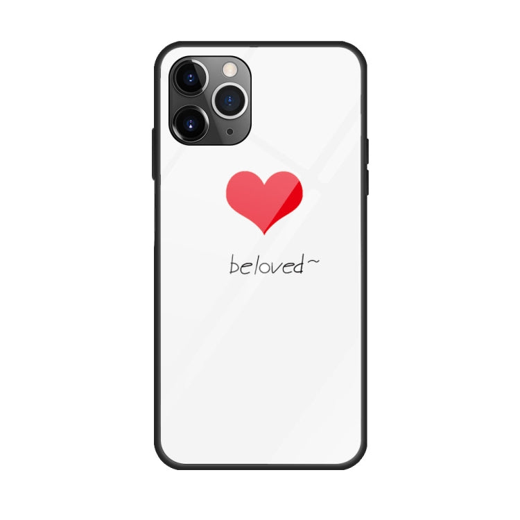 Colorful Painted Glass Case, For iPhone 11 Pro