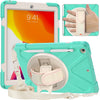 Pure Color Silicone + PC Protective Case with Holder & Shoulder Strap, For iPad 10.2 2021 / 2020 / 2019, For Samsung Galaxy Tab A7 (2020) T500