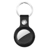For AirTag 2nd Gen / AirTag 1st Gen Shockproof Anti-scratch Leather Protective Case Cover with Hang Loop Key Chain
