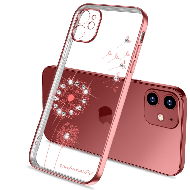 Ultra-thin Electroplating Dandelion Pattern Protective Case, For iPhone 12 Mini