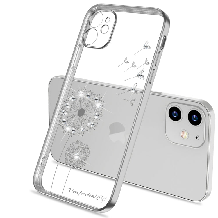 Ultra-thin Electroplating Dandelion Pattern Protective Case, For iPhone 12 Mini