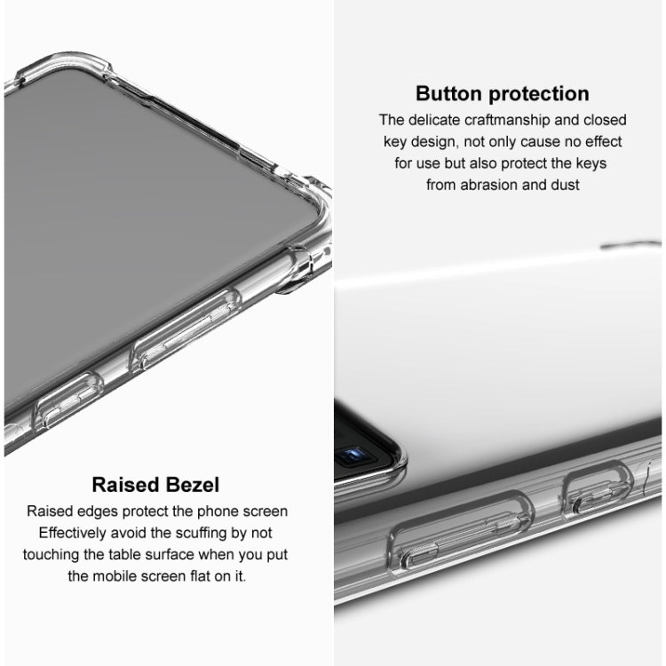 IMAK All-inclusive Shockproof Airbag TPU Case with Screen Protector, For Samsung Galaxy S21 FE 5G