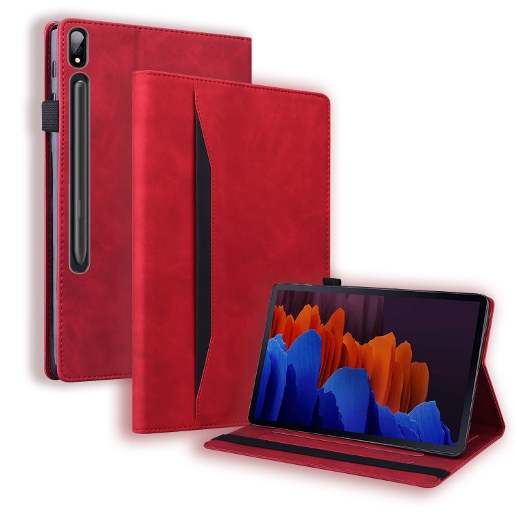 Business Shockproof Horizontal Flip Leather Case with Holder & Card Slots & Photo Frame & Pen Slot & Sleep / Wake-up Function, For iPad Pro 11 inch 2021 & 2018 / Air 2020 10.9, For Lenovo M10 Plus TB-X606F, For Lenovo M10 FHD REL TB-X605FC / TB-X605LC ...