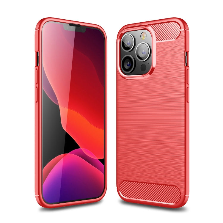 Brushed Texture Carbon Fiber TPU Case, For iPhone 13, For iPhone 13 Pro, For iPhone 13 mini, For iPhone 13 Pro Max, For Motorola Moto G Stylus 2021 5G