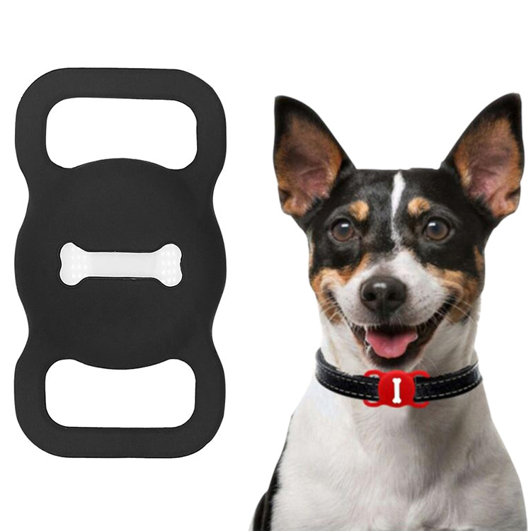 Shockproof Anti-scratch Silicone Case Protective Cover, Style: Bones, For AirTag