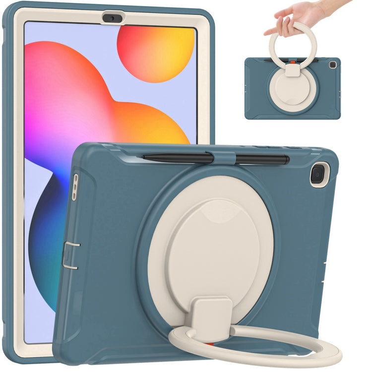 Shockproof TPU + PC Protective Case with 360 Degree Rotation Foldable Handle Grip Holder & Pen Slot, For iPad Pro 12.9 2020 / 2018, For Samsung Galaxy Tab S6 Lite 10.4 inch P610