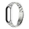 For Xiaomi Mi Band 6 / 5 CS Mijobs CS Metal Three Bead Stainless Steel Watch Band