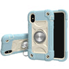 Shockproof Silicone + PC Protective Case with Dual-Ring Holder, For iPhone XS Max, For iPhone 11