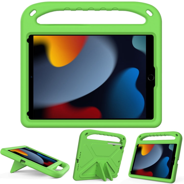 Handle Portable EVA Shockproof Protective Case with Triangle Holder, For iPad 10.2 2021 / 2020 / 2019, For iPad Pro 11 2022 / 2021/2020/2018 / iPad Air 2020 / Air 2022 10.9