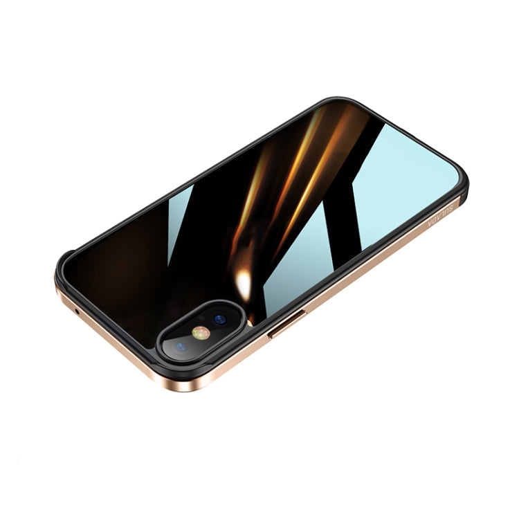 SULADA Shockproof Aviation Aluminum Metal Frame + Nano Glass + TPU Protective Case, For iPhone 12 Pro, For iPhone 12 Pro Max, For iPhone 11 Pro Max, For iPhone XS / X