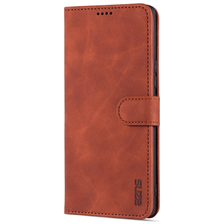 AZNS Skin Feel Calf Texture Horizontal Flip Leather Case with Card Slots & Holder & Wallet, For Honor 50, For Honor 50 Pro