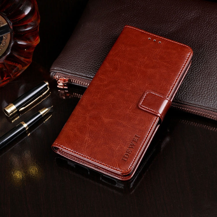 idewei Crazy Horse Texture Horizontal Flip Leather Case with Holder & Card Slots & Wallet, For Alcatel 1 2021, For Motorola Moto G Stylus 5G, For Nokia C01 Plus