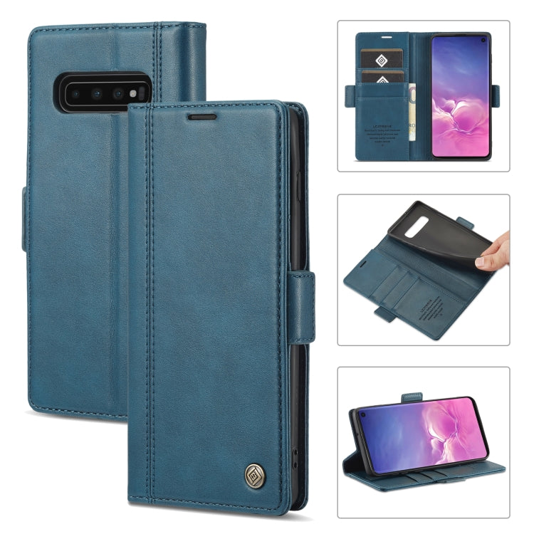 LC.IMEEKE Magnetic Buckle PU + TPU Horizontal Flip Leather Case with Holder & Card Slots & Wallet, For Samsung Galaxy S9+, For Samsung Galaxy S10, For Samsung Galaxy S10+, For Samsung Galaxy S20