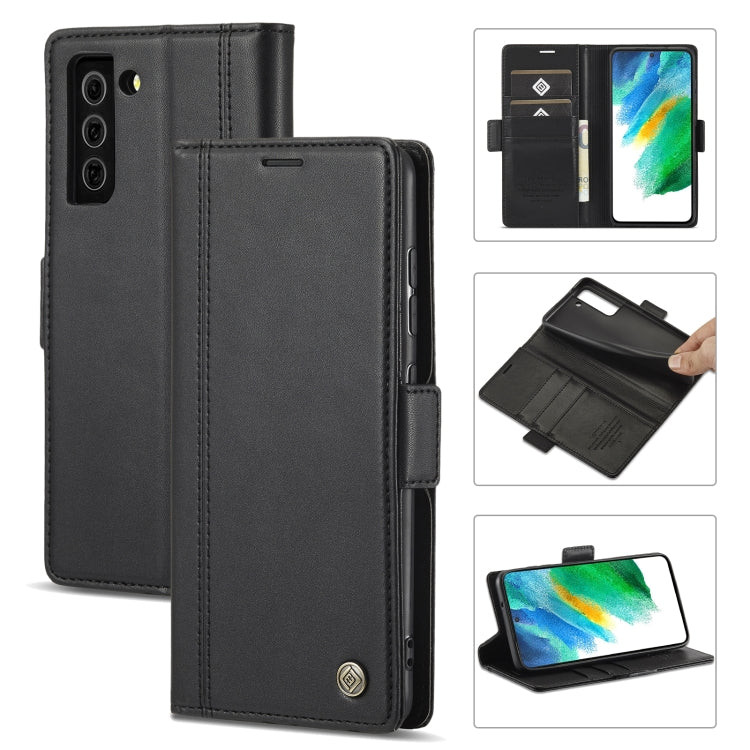LC.IMEEKE Magnetic Buckle PU + TPU Horizontal Flip Leather Case with Holder & Card Slots & Wallet, For Samsung Galaxy S20+, For Samsung Galaxy S20 FE, For Samsung Galaxy S21 5G, For Samsung Galaxy S21+ 5G